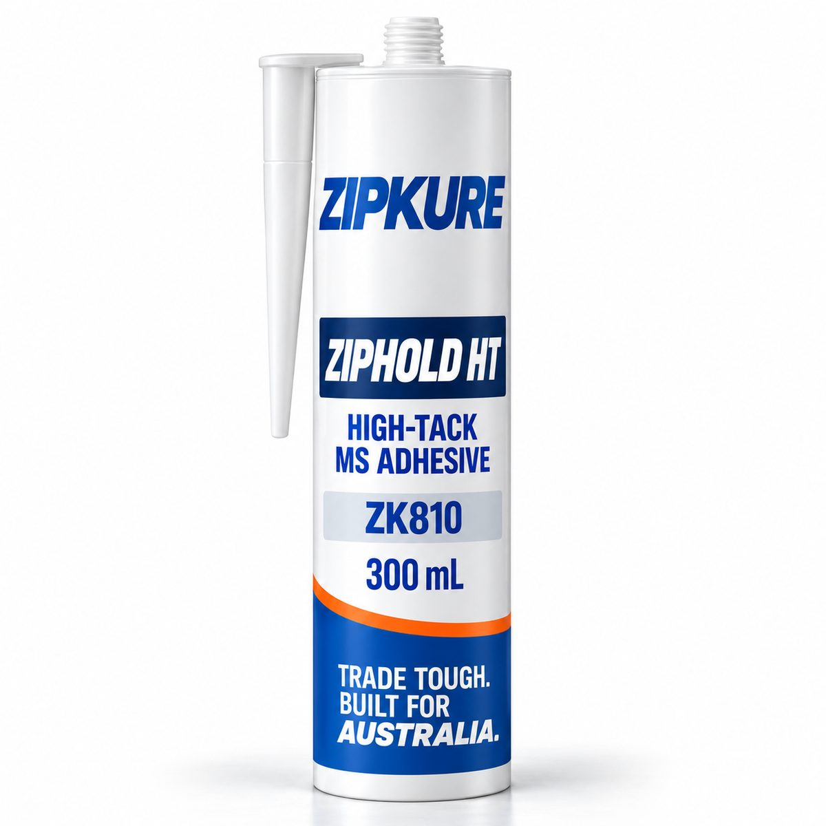 ZIPKURE ZipHold HT high-tack MS adhesive packaging concept